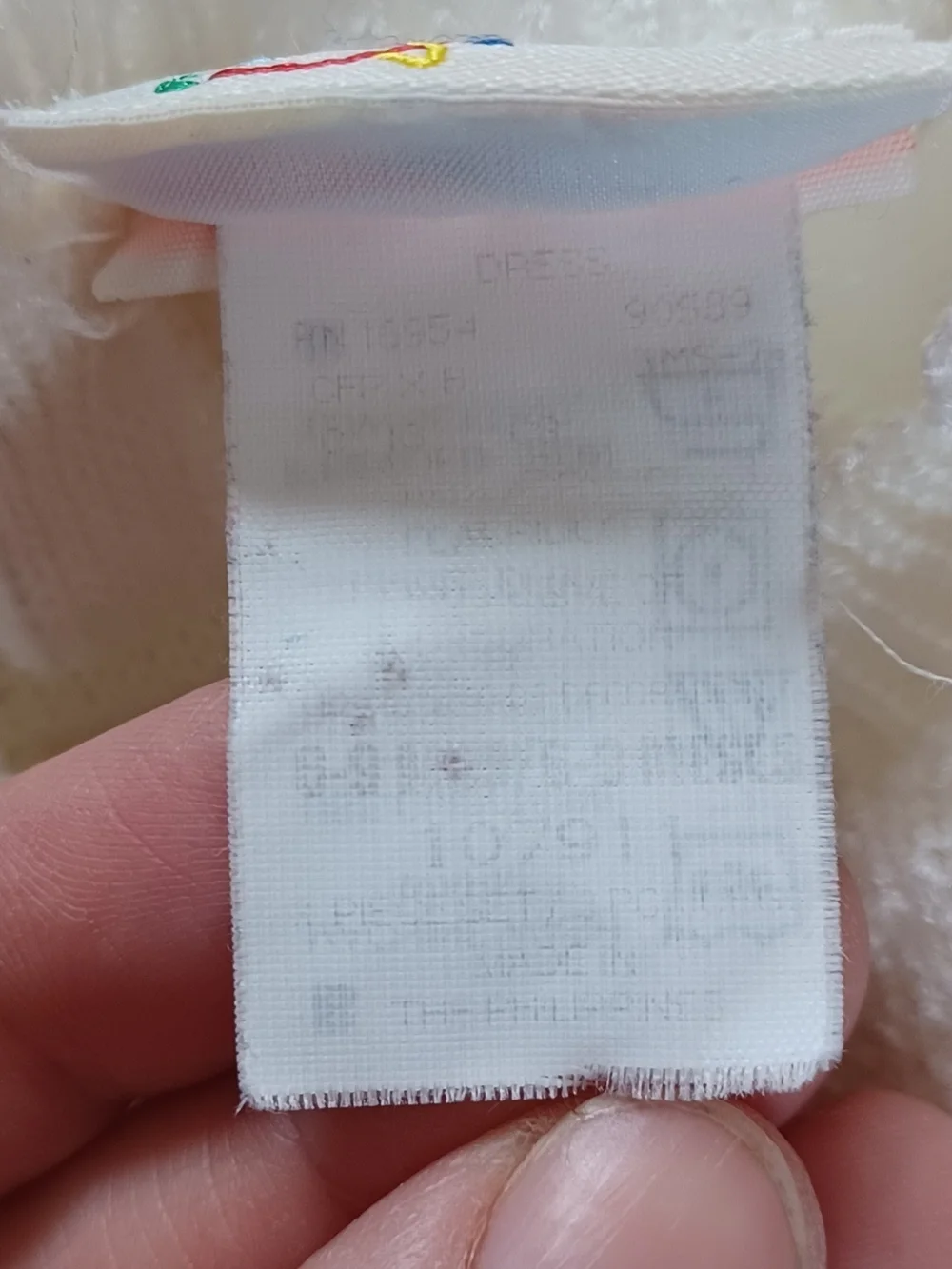 Vintage Baby Dress Sweater Knit Cream Winter White Ivory b.t. kids Size 6-9 mo.